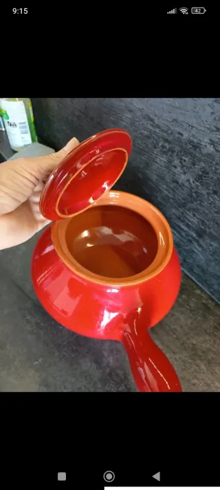 Piral Patatiera con coperchio terracotta