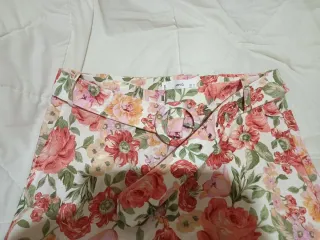 Pantalón Mango Flores con Cinturón