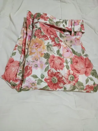 Pantalón Mango Flores con Cinturón