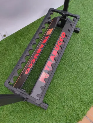 Expositor cañas pesca Trabucco, Cañas Spinning