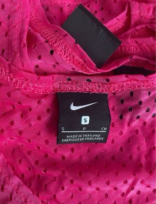 Petos deportivos rosas Nike talla S