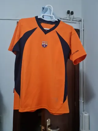 Camiseta FC Barcelona Naranja y Azul