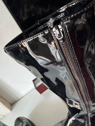 Stivali Enrico Coveri neri lucidi