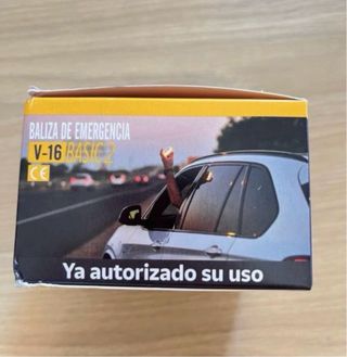 Baliza V16 Emergencia con Batería 9V