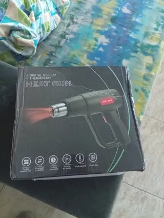 Pistola de calor Heat Gun Digital Display