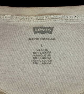 Camiseta Levi's Strauss Blanca