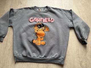 Sudadera Pull&Bear Garfield Gris