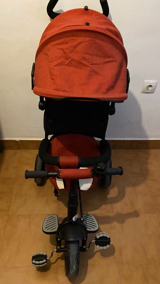 Triciclo bebé 3 en 1 rojo