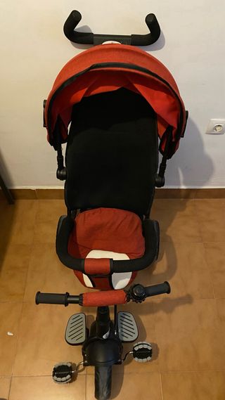 Triciclo bebé 3 en 1 rojo
