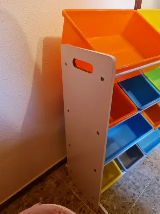 Estantería organizador juguetes infantil