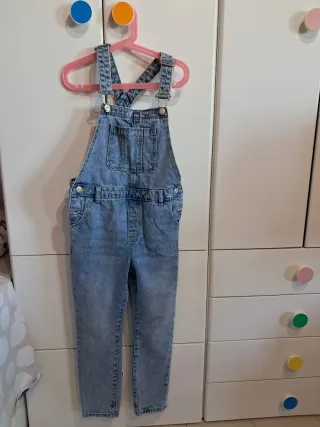 Petos vaqueros MNG 128cm (8 años) Y 140cm (140cm)