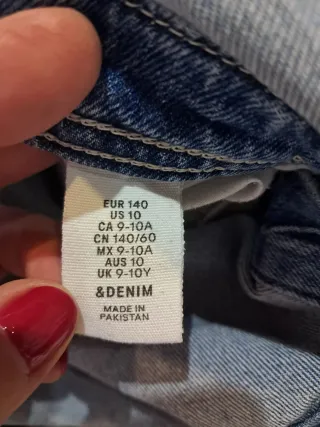 Petos vaqueros MNG 128cm (8 años) Y 140cm (140cm)