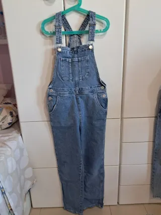 Petos vaqueros MNG 128cm (8 años) Y 140cm (140cm)