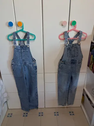 Petos vaqueros MNG 128cm (8 años) Y 140cm (140cm)