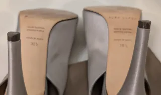 Zapatos Pura López mod. Corinne color perla 38 1/2