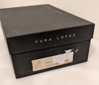 Zapatos Pura López mod. Corinne color perla 38 1/2