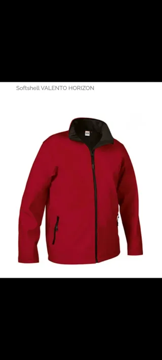 Chaqueta Softshell Valento Horizon Roja