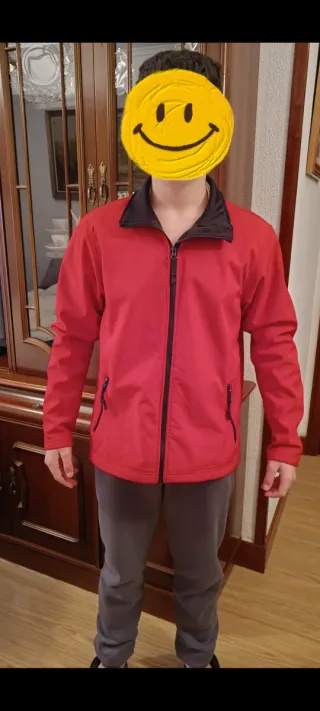 Chaqueta Softshell Valento Horizon Roja