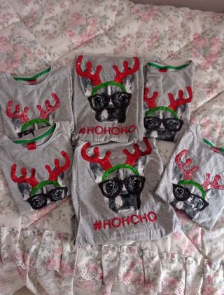 Camiseta Navidad Perro con Lentejuelas