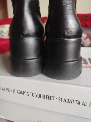 Stivaletti neri pelle donna Tg 38
