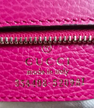 Borsa Gucci Rosa Pelle