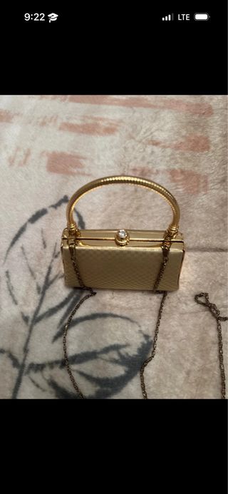 Bolso de fiesta dorado