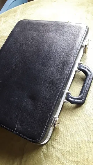 Maletín Piel Vintage Años 80