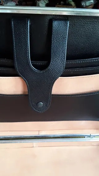 Maletín Piel Vintage Años 80