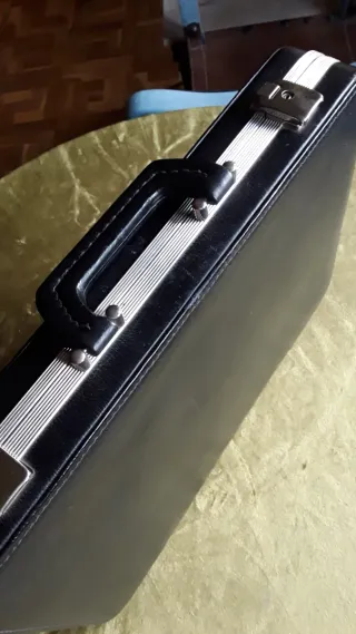 Maletín Piel Vintage Años 80