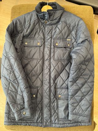 Chaqueta acolchada azul