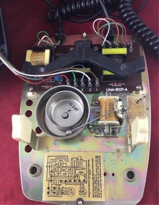 Teléfono Antiguo Heraldo Citesa Negro 1969 CTNE