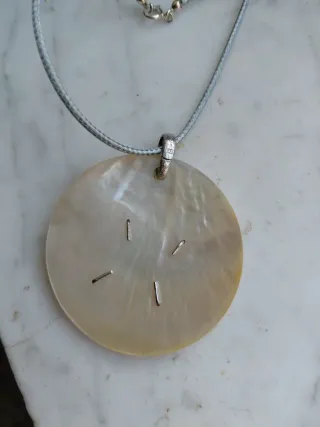 Ciondolo Madreperla e Argento 925 Pesce