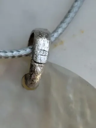 Ciondolo Madreperla e Argento 925 Pesce