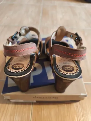 Sandalias Gioseppo Mujer Marrones de Piel.