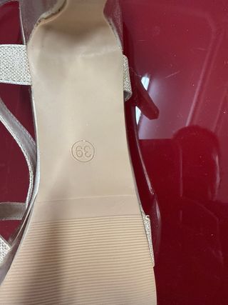 Zapatos de fiesta Di Fontana dorados talla 39