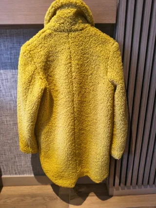 Abrigo Sfera Collection Boucle Amarillo Talla S