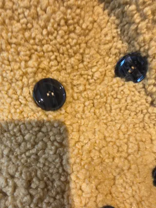 Abrigo Sfera Collection Boucle Amarillo Talla S