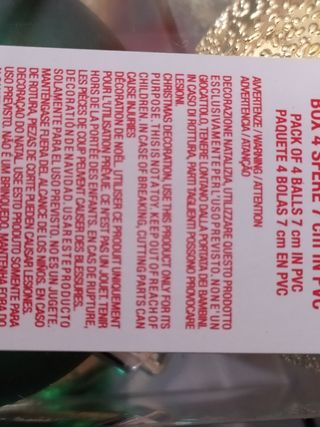 Lotto nuovo 24 accessori x albero di Natale