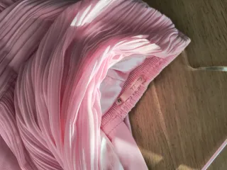 Regalo Vestido rosa fiesta asimétrico largo.