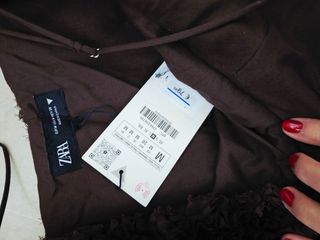 Vestido ZARA marrón Talla M