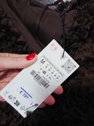 Vestido ZARA marrón Talla M