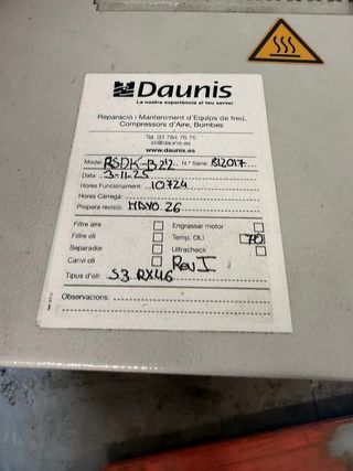 Compresor Renner RSDK-B Tornillo