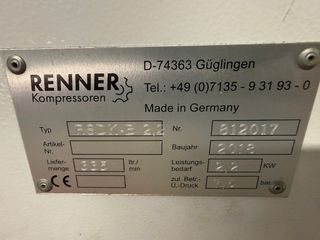 Compresor Renner RSDK-B Tornillo