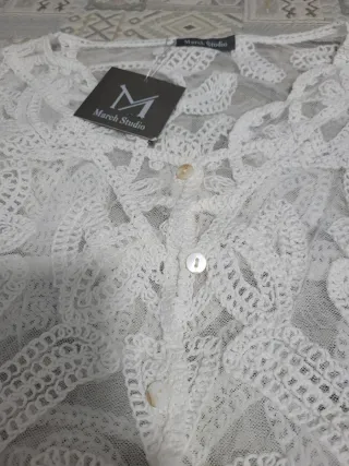 Chaqueta bordada floral Maria Studio