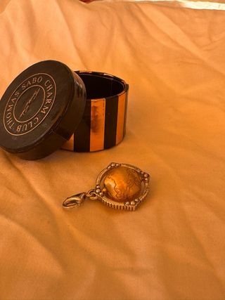 Colgante Thomas Sabo Globo Giratorio Plata y Oro