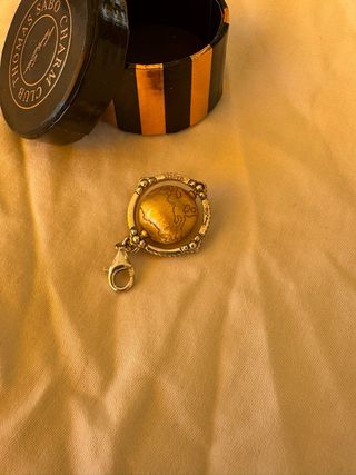 Colgante Thomas Sabo Globo Giratorio Plata y Oro