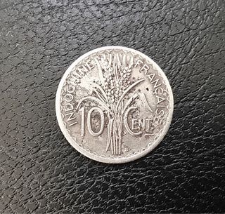 Moneda 10 centesimi Indochina Francese 1941