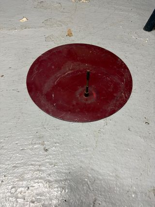 Peana metal para maniquí