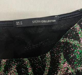 Mono fiesta plateado negro con tonos verdes