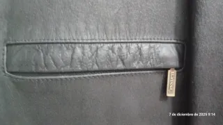 Abrigo Barbour Bushman Negro Piel